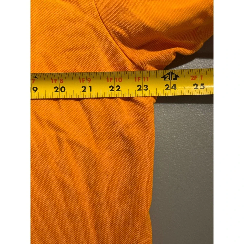 Lacoste Slim Fit Orange Pique Polo Shirt Mens 3XL US PH4012 Short Sleeve Logo